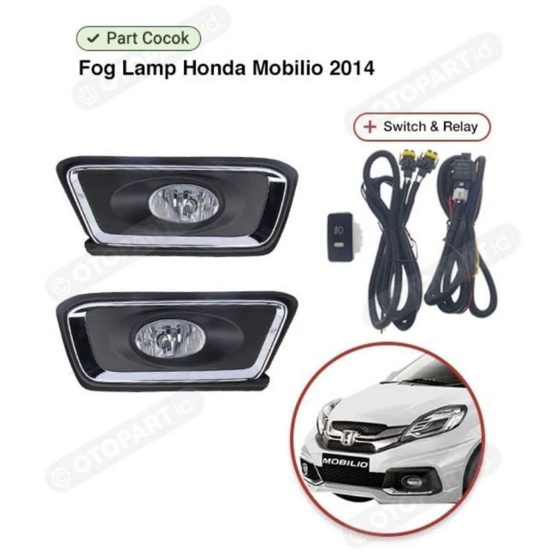 Foglamp Rwb Honda Mobilio 2014 -2018 Foglamp Mobilio