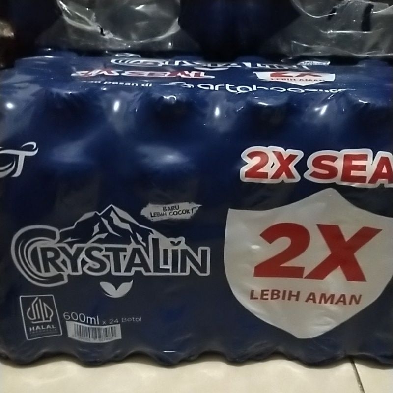 

crystalline 600ml x 24 botol