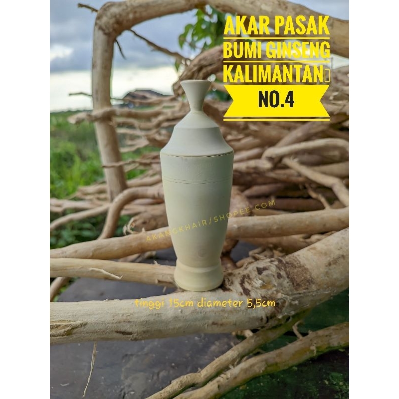 

Cangkir Akar Pasak Bumi Gelas Pasak-Bumi Tongkat Ali Herbal Kalimantan No4