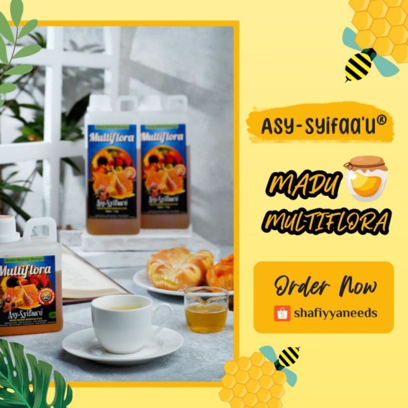 

MADU MULTIFLORA ASY SYIFAAU 500GR