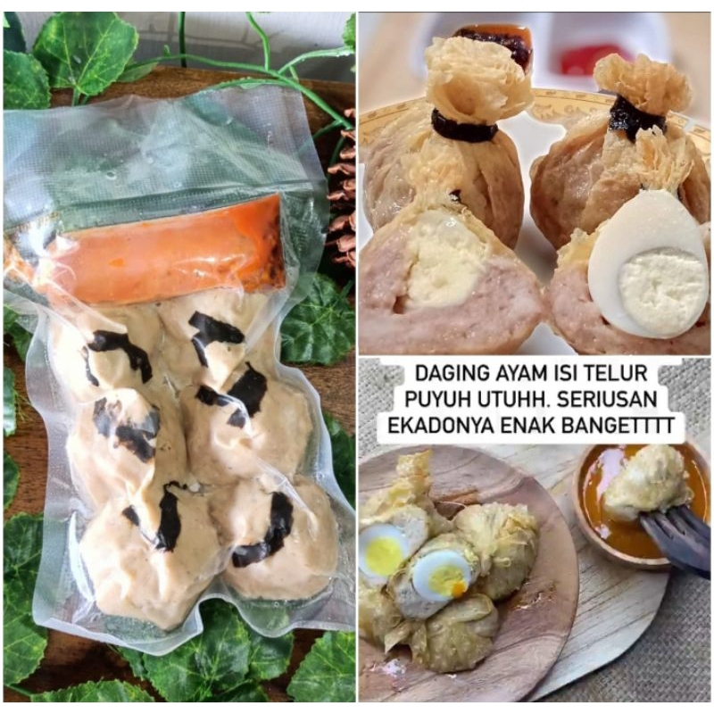 

EKADO AYAM | Ekado isi 6 | ekado ayam isi telor plus chili oil | ekado di bandung