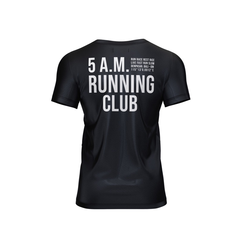 Fiveam Club 5AM Running Jersey - Black