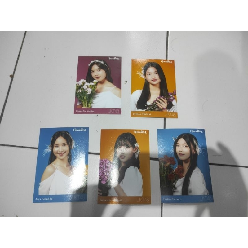 Photopack JKT48 Flowerful (Oniel, Indira, Elin, Alya)