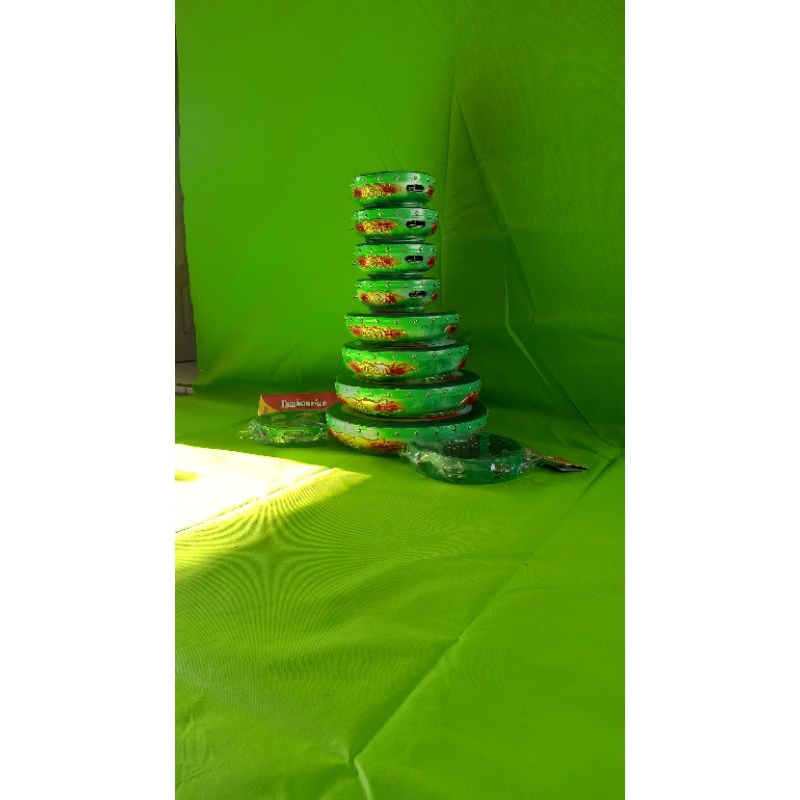 Rebana Qosidah ukir keramik ful set