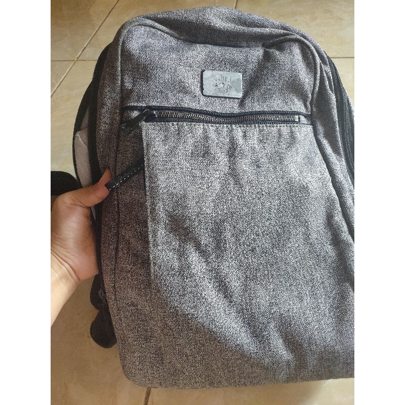 Ransel diaper bag Jujube Grey