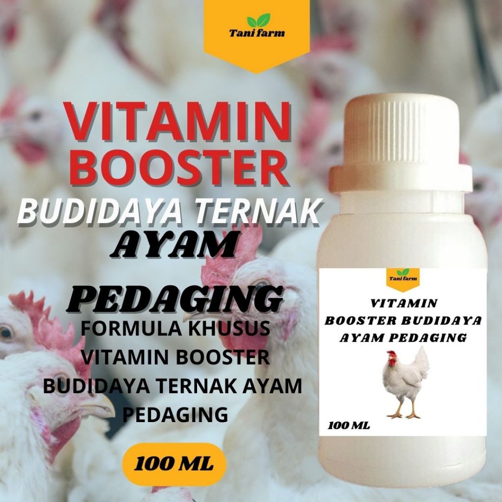 TFI Vitamin Cair Ayam Pedaging Broiler Joper Jawa Super/Vitamin Penggemuk Ayam Kampung Cepat Besar