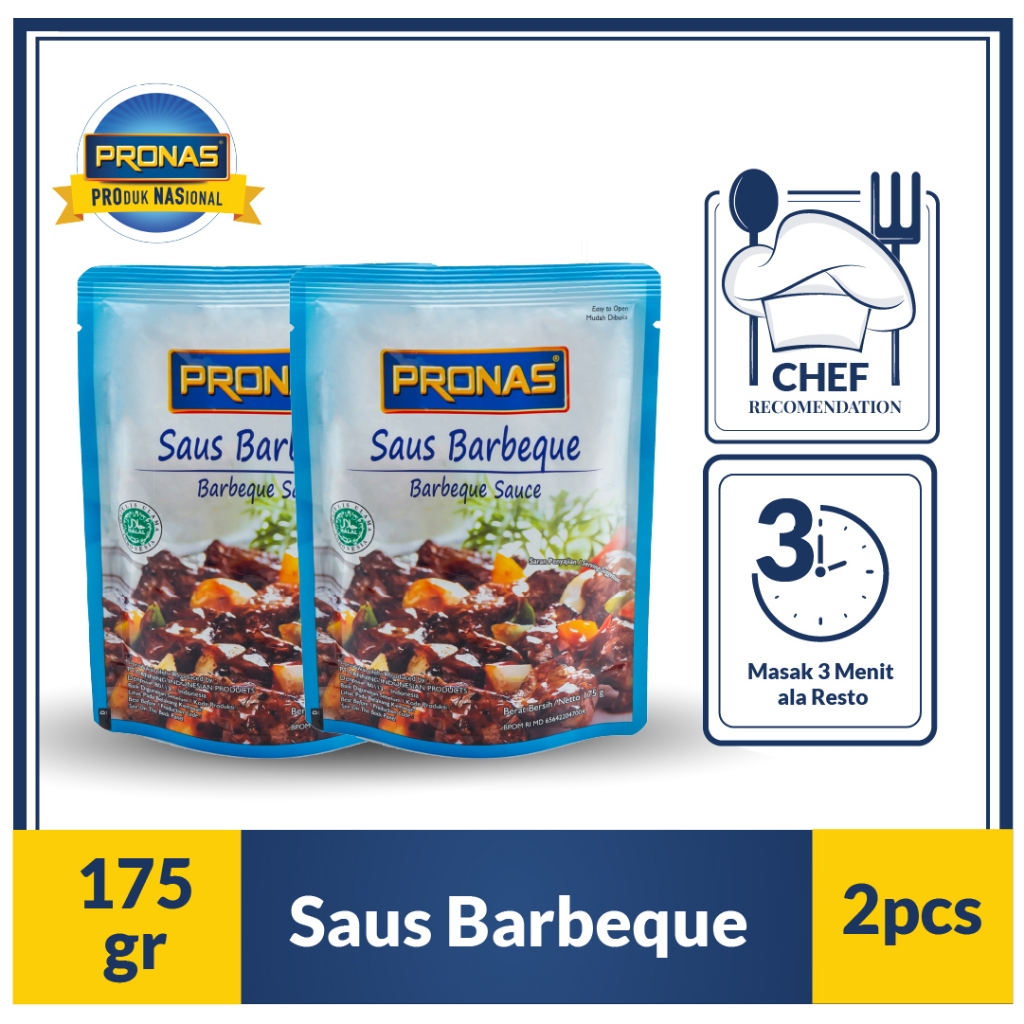 

Pronas Stir Fry Sauce Barbeque 175 g bundling 2 pcs