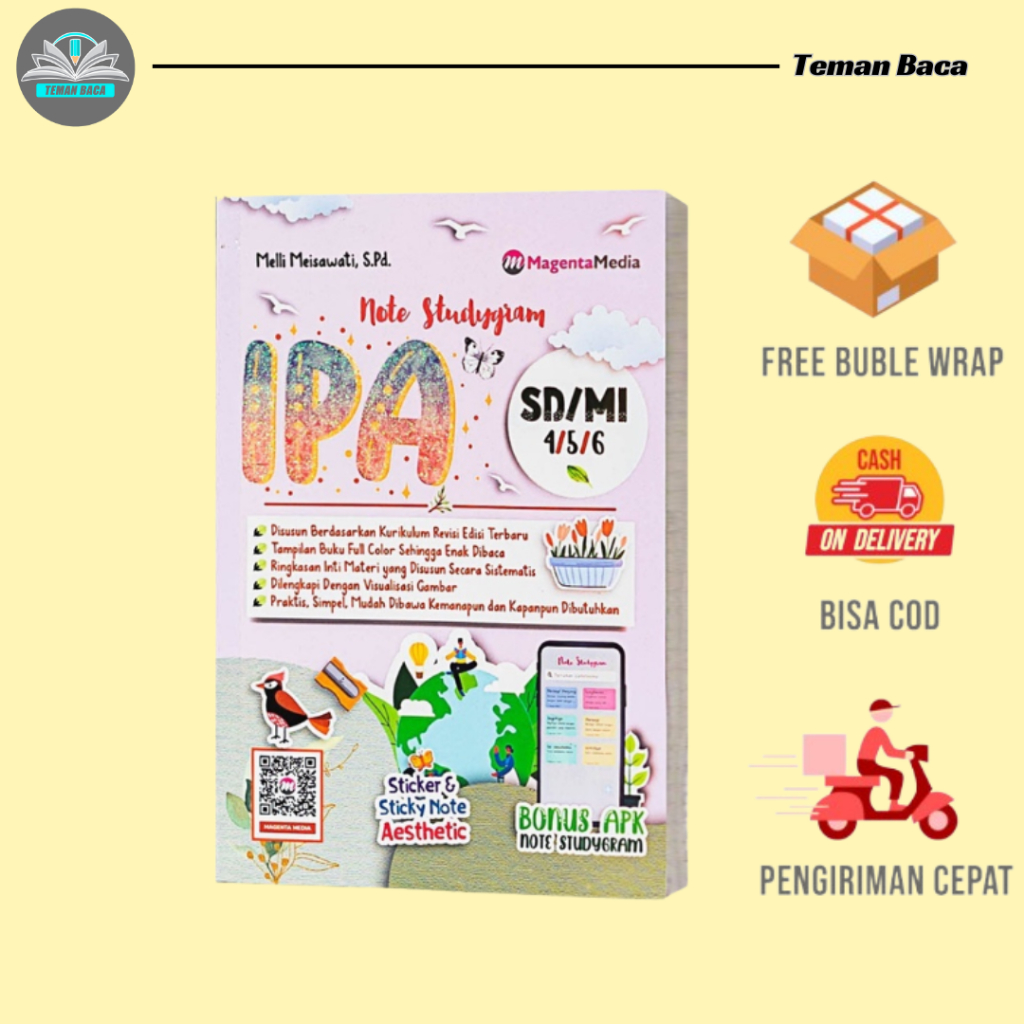 BUKU RUMUS IPA SD - NOTE STUDYGRAM IPA SD/MI KELAS 4,5,6