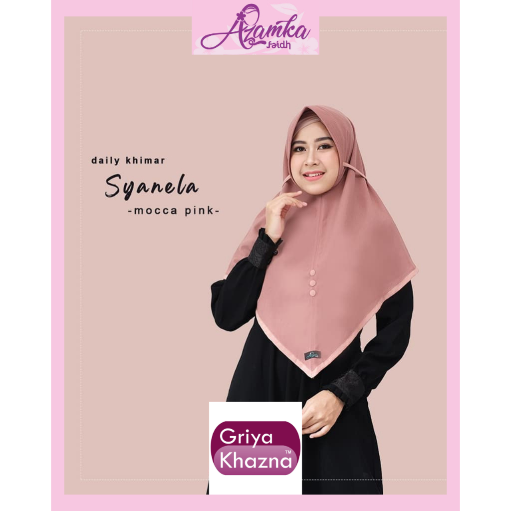 AZAMKA KERUDUNG BERGO DEWASA KHIMAR SYANELA