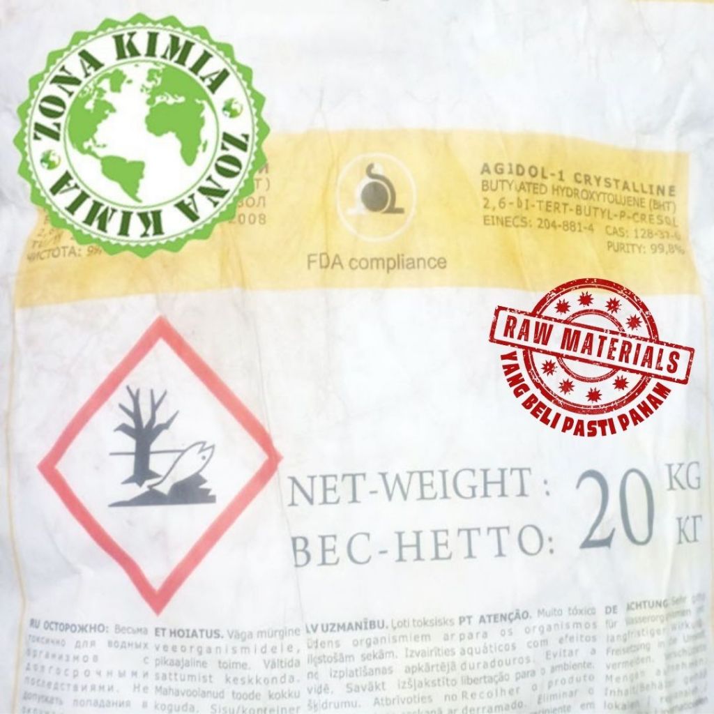

500gram BHT ANTIOXIDANT / Butylated Hydroxytoluene Antioksidan 500gr
