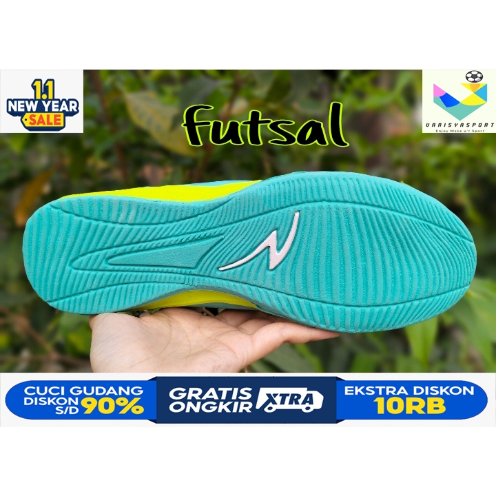 Terbaru Sepatu Futsal Specs Hijau Tosca Free Kaos Kaki Dan Decker