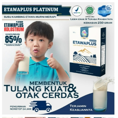 

Susu etawa anak / Susu Kecerdasan / Etawaplus Kolostrum / Etawaplus anak