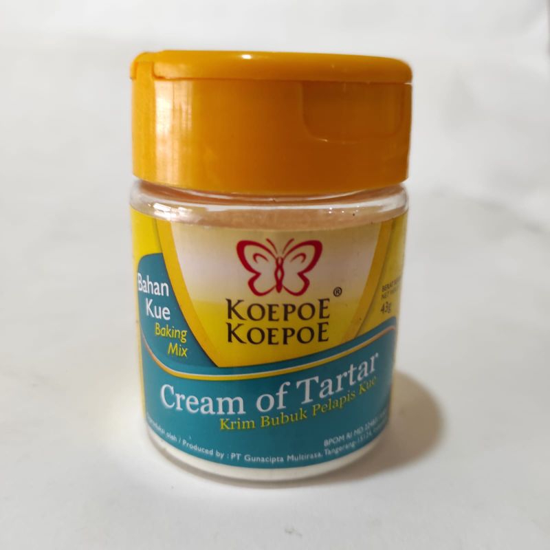 

Koepoe Koepoe / Kupu Kupu Baking Mix Cream of Tartar 43 gr Koe Poe