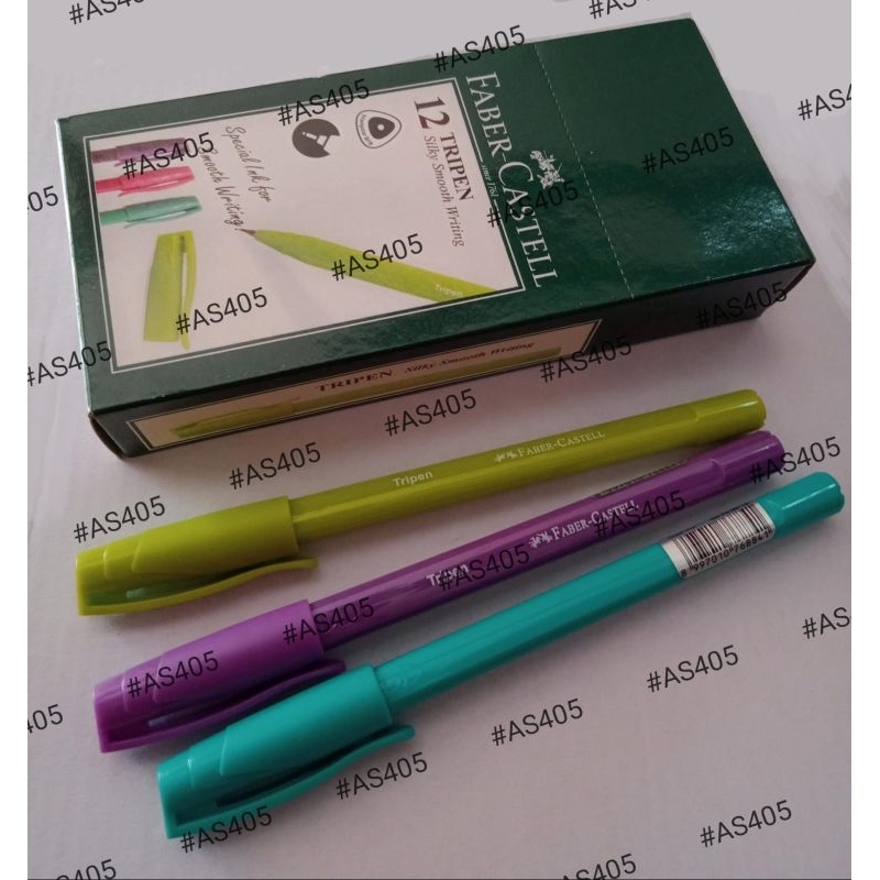 

Bolpen Murah / Pen / Pulpen FABER CASTELL TRIPEN 12 pcs