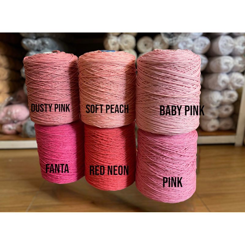 Benang rajut 2mm 500grm
