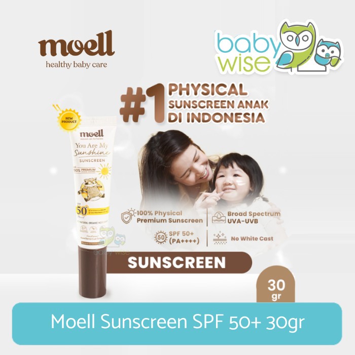 Moell Sunscreen SPF 50+ - Sunscreen Anak & Bayi
