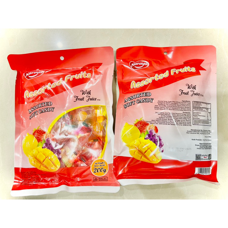 

Permen Fruits Jelly 200g NARAYA