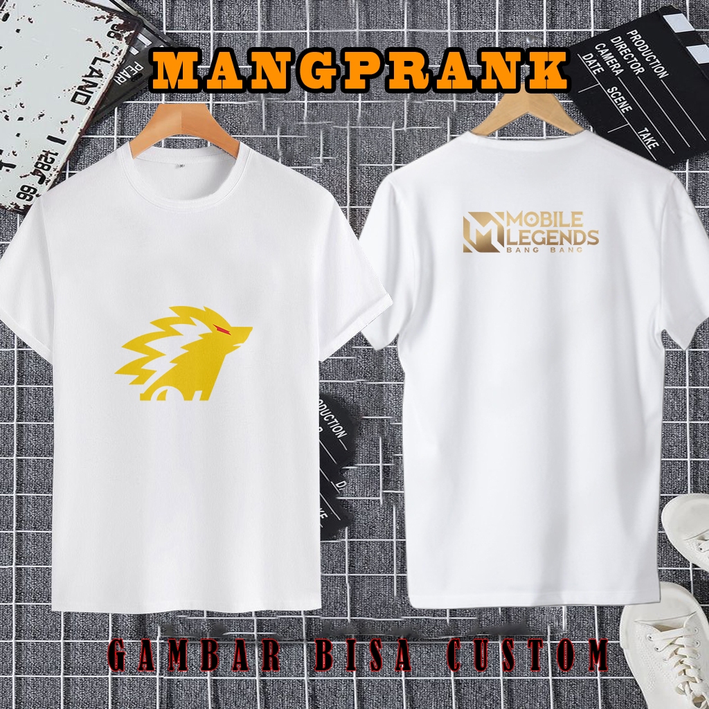 Kaos sablon murah Baju ONIC MLBB Terbaru dan Termurah