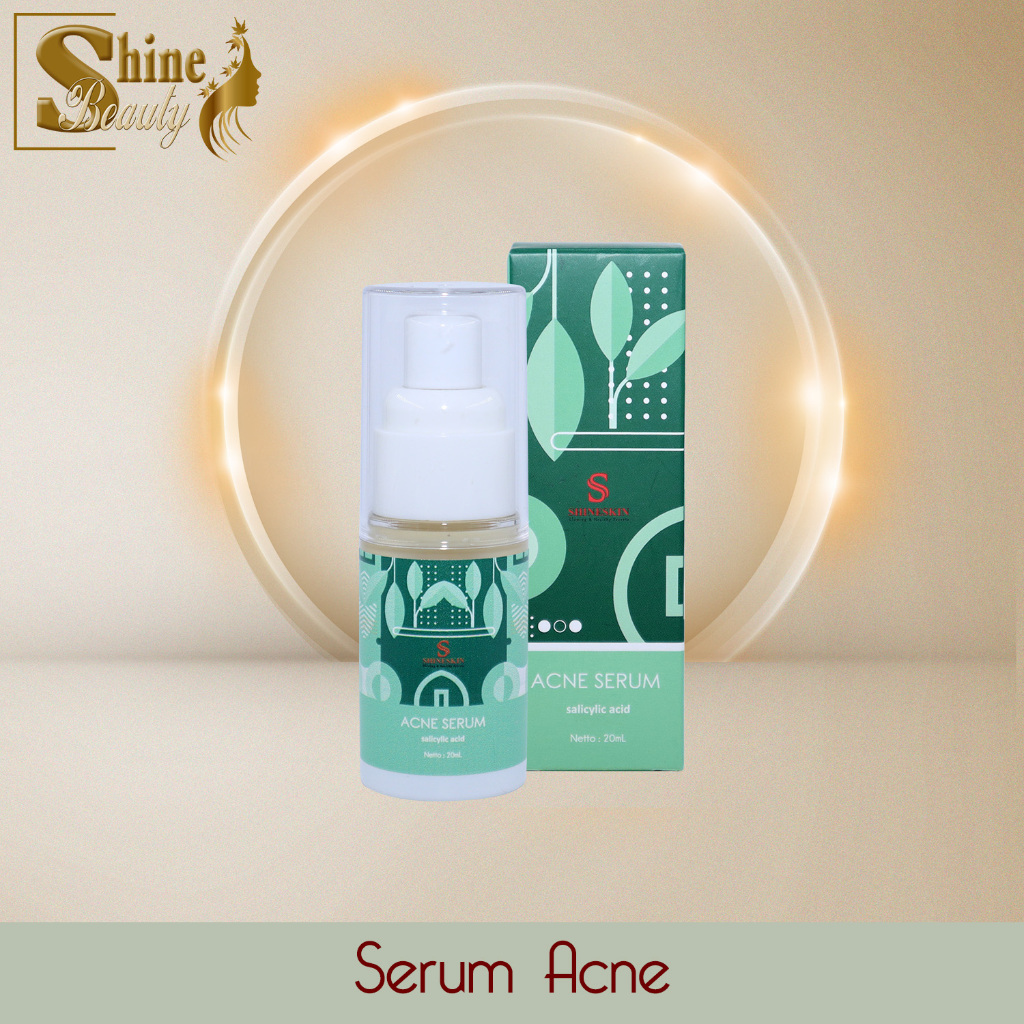 Shineskin Serum Acne / serum jerawat bruntusan bekas jerawat komedo atasi PIE PIH