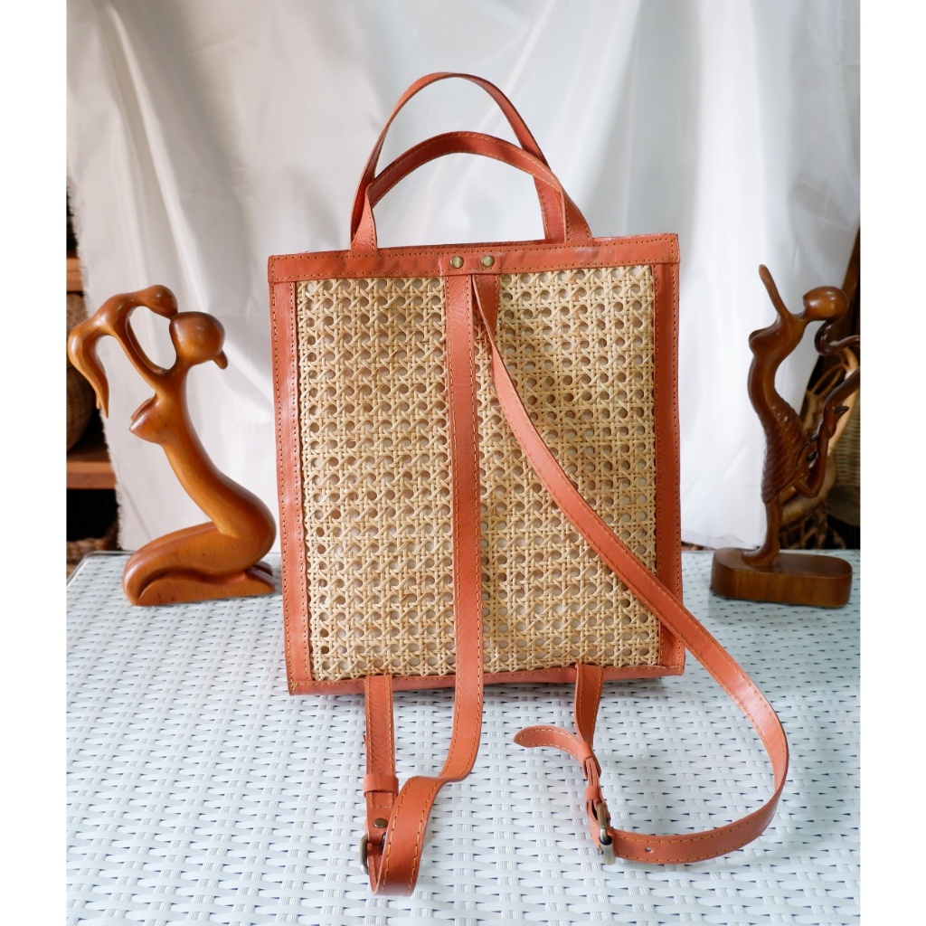 MAGARY BAGS / Aila Rattan Ransel / Rattan Bag / Tas Rotan / Tas Anyam / Tas Wanita