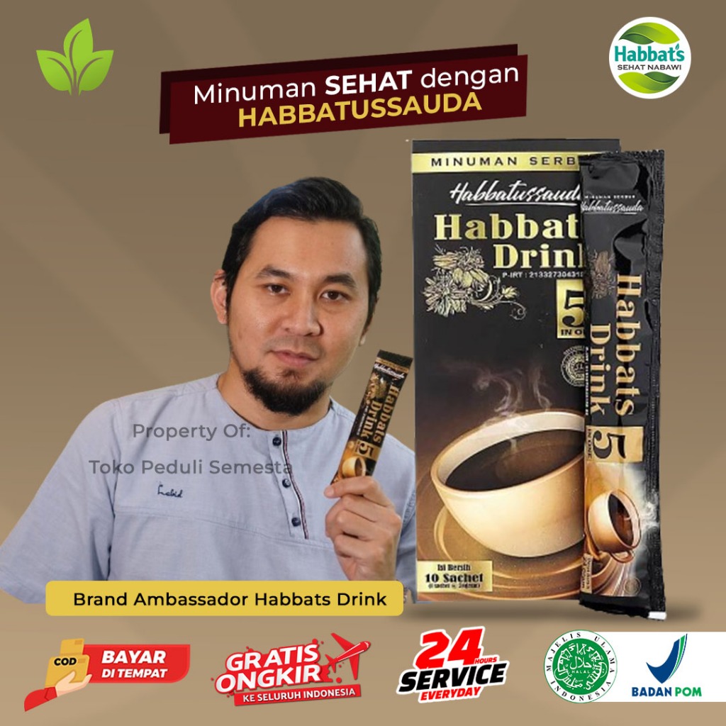 

Habbatussauda Habbats Drink 5 in 1 Minuman Kesehatan Habbatussauda