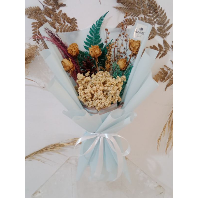 Buket Bunga Kering Asli | Buket Bunga Dried Flower | Dried Flower