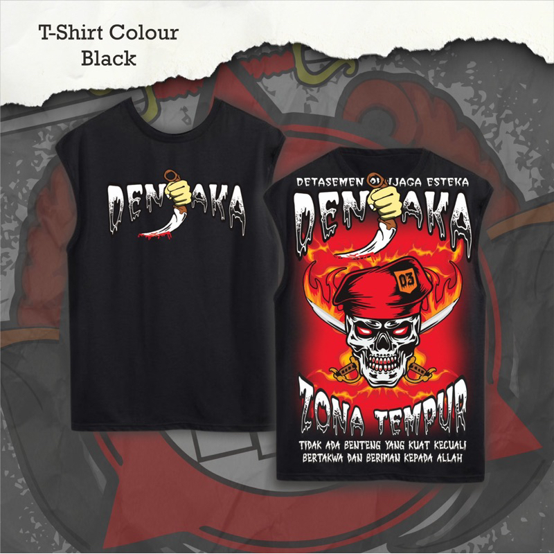 Singlet PSHW Winongo 1903 Denjaka Zona Tempur Detasemen Penjaga Esteka Motif Terbaik Esteka Cloth CA