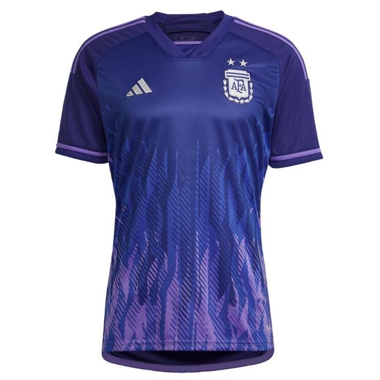 JERSEY BOLA ARGENTINA AWAY 2022/2023 PIALA DUNIA UNGU GRD ORIGINAL / BAJU BOLA / SERAGAM SEPAK BOLA 