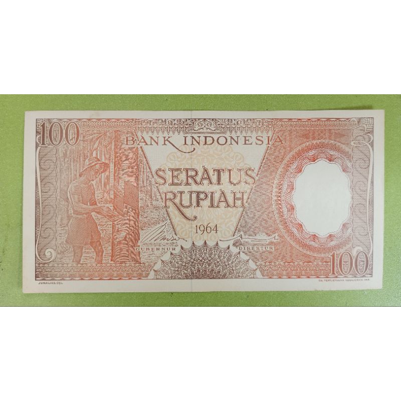 Uang Kuno 100 Rupiah Pekerja 1964