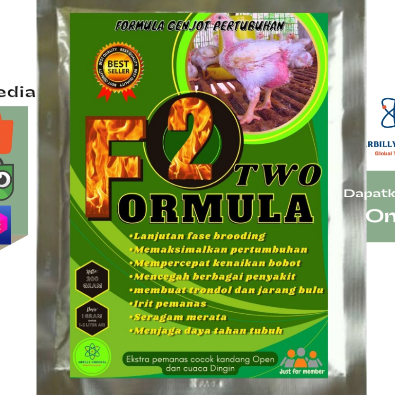 FORMULA TWO - VITAMIN AYAM BROILER - SUPLEMEN AYAM BROILER - VITAMIN BROILER - SUPELEM BROILER - VIT