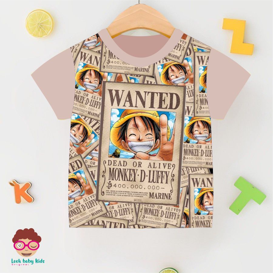 Kaos Anak Laki-laki Full Print One Piece