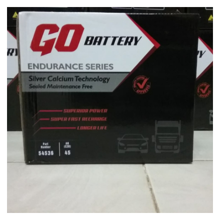 Aki mobil VW Polo DIN 45 Go battery