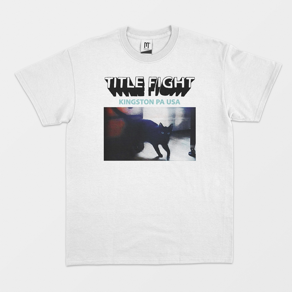 T-shirt Title Fight - "Kingston Cat" White