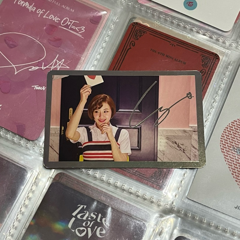 PHOTOCARD CHAEYOUNG SIGNAL HOLO TASTE OF LOVE TWICE#3 CANDY POP YES OR YES