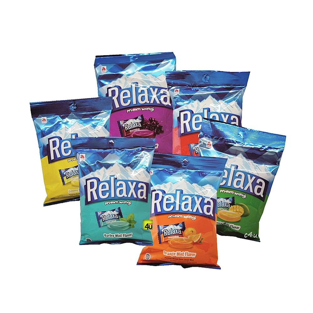 

Permen RELAXA Bag / Permen RELAXA Wangi {MANGO / BARLEY / GRAPE} PERMEN SG