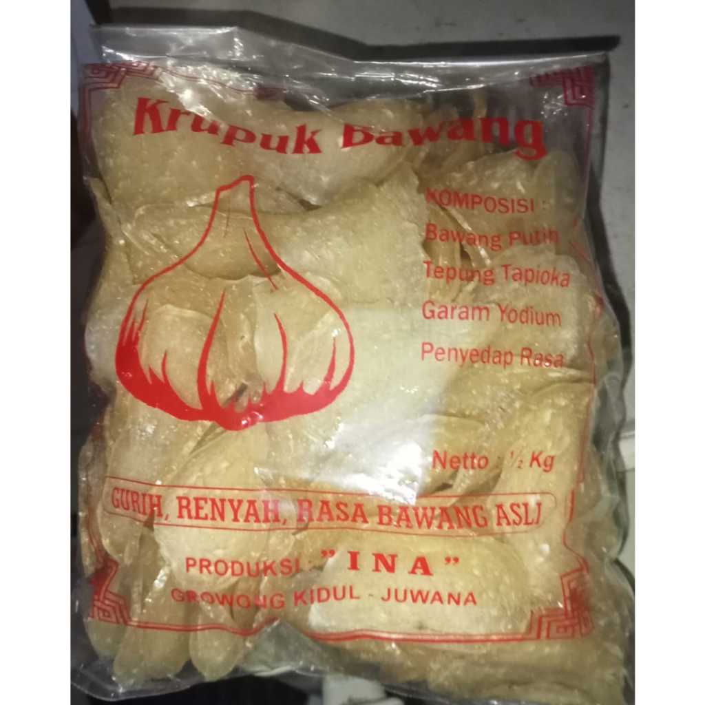 

Kerupuk Bawang Mentah