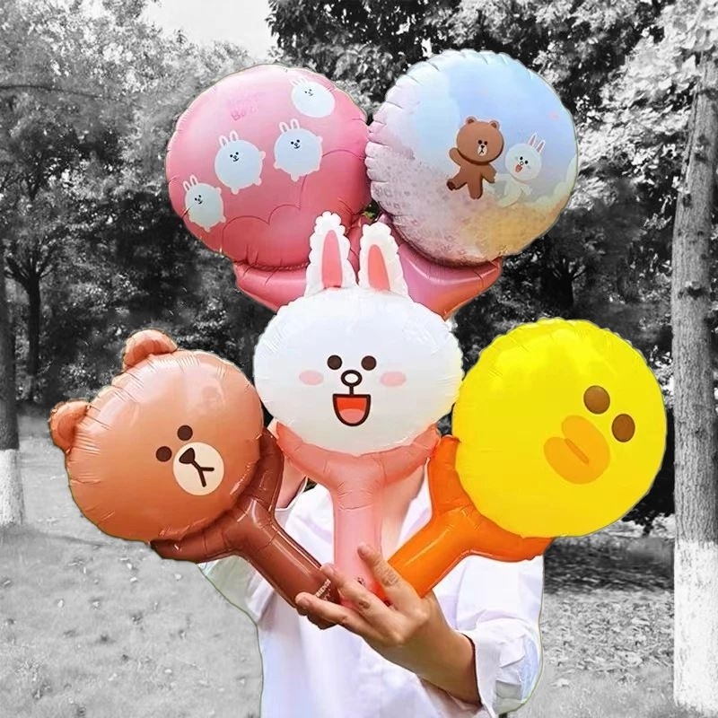 Balon Tongkat Balon Foil Karakter Balon Pentungan Kartun Balon Pentung Balon karet latex