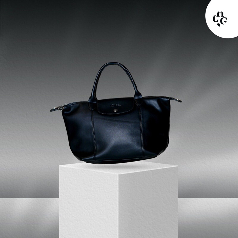 LC Le Pliage Cuir Top Handle S