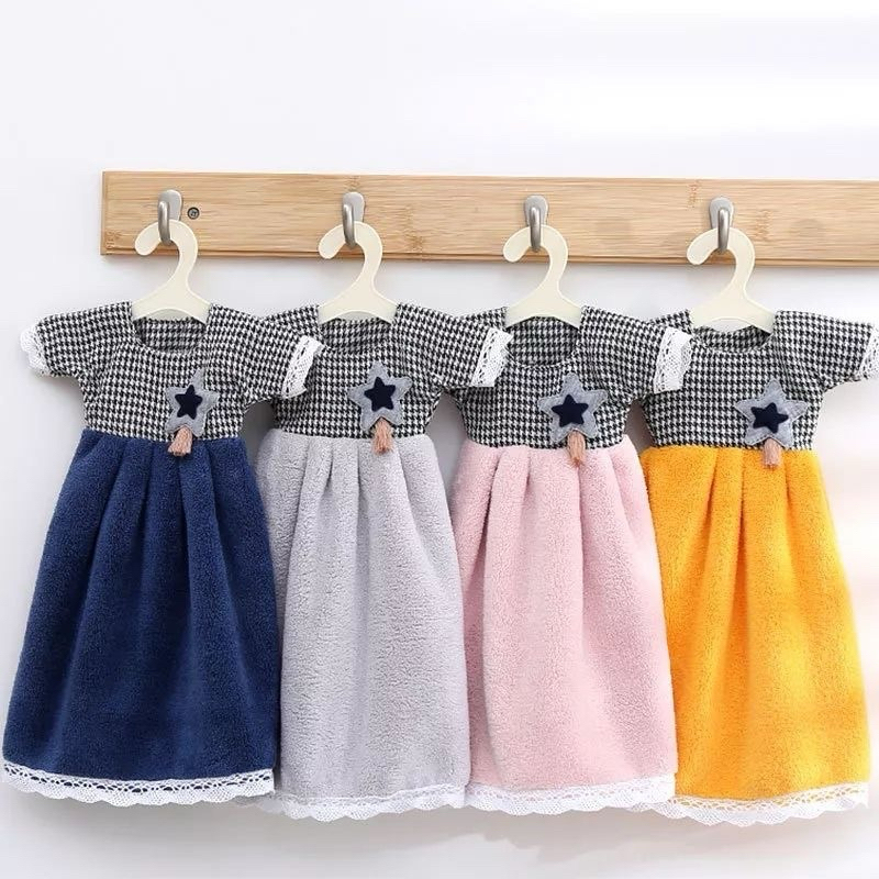 YS - Lap tangan dress /kain lap gantungan baju /lap tangan gaun bintang