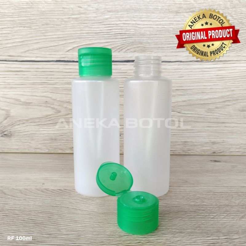 BOTOL RF 100 ML FROSTED TUTUP FLIPTOP WARNA WARNI / BOTOL SABUN SHAMPOO HAND WASH KOSONG MURAH ORIGI