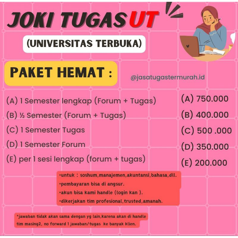 PAKET ALMET UT Tugas Universitas Terbuka