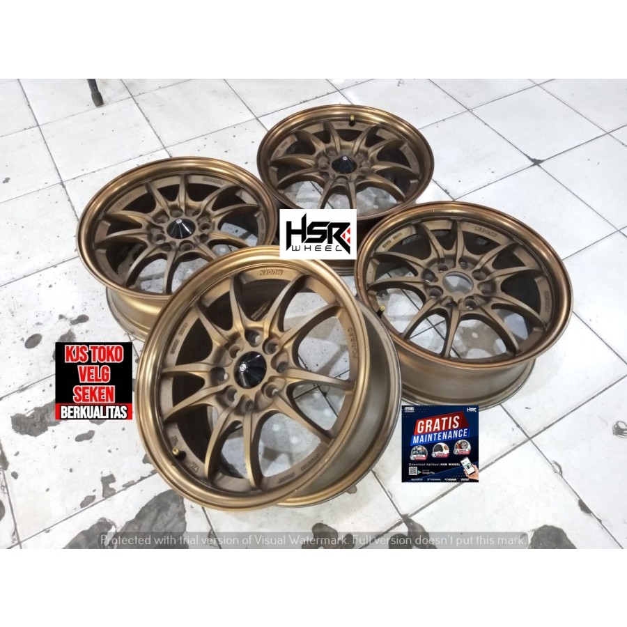 Velg Mobil Bekas Ring 15 MUGEN Ring 15 Lebar 6,5 Lubang Baut 4