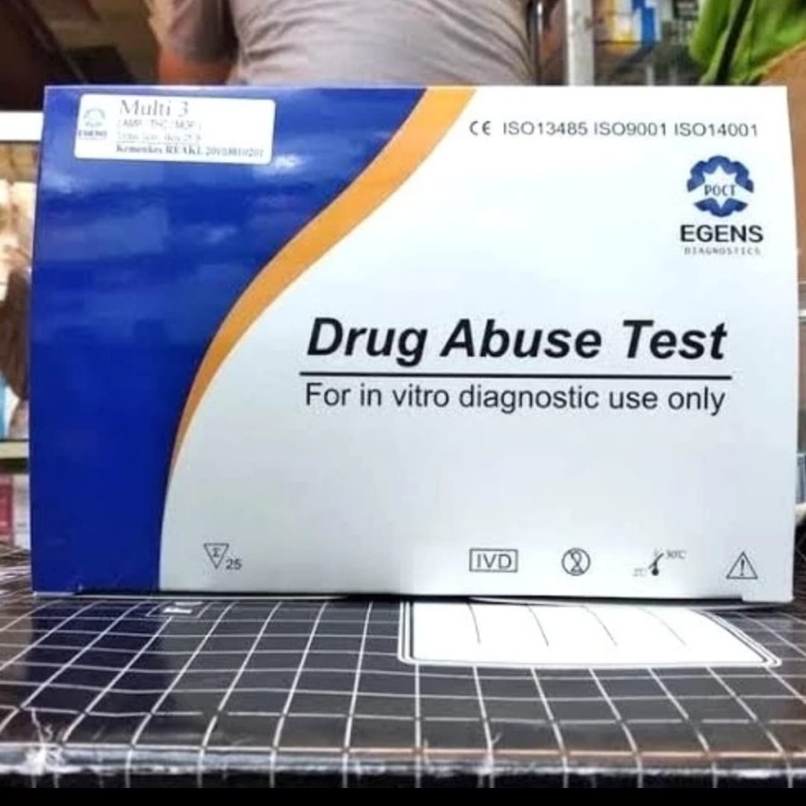 Test Narkoba | Drug Test 3 Parameter Egens Isi 25 Test 3P