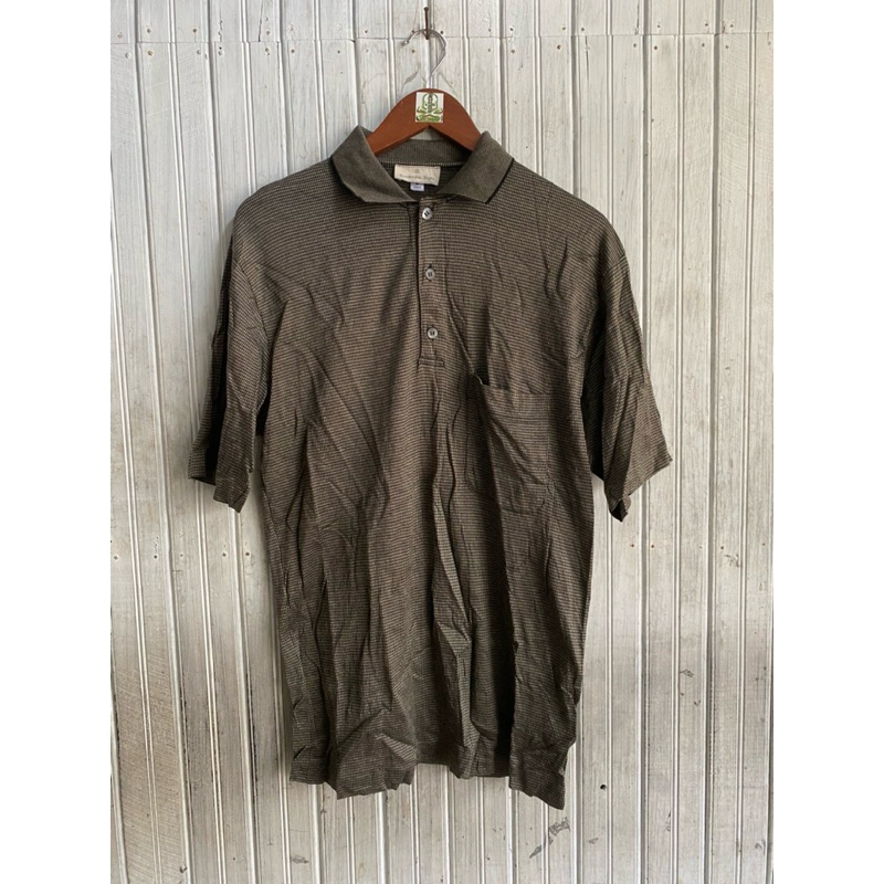 Vtg Polo Shirt Ermenegildo Zegna