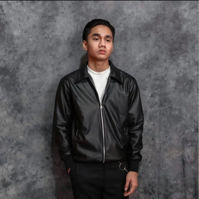 Jaket Kulit Pria Safari Bomber / Jaket Kulit Bomber Safari