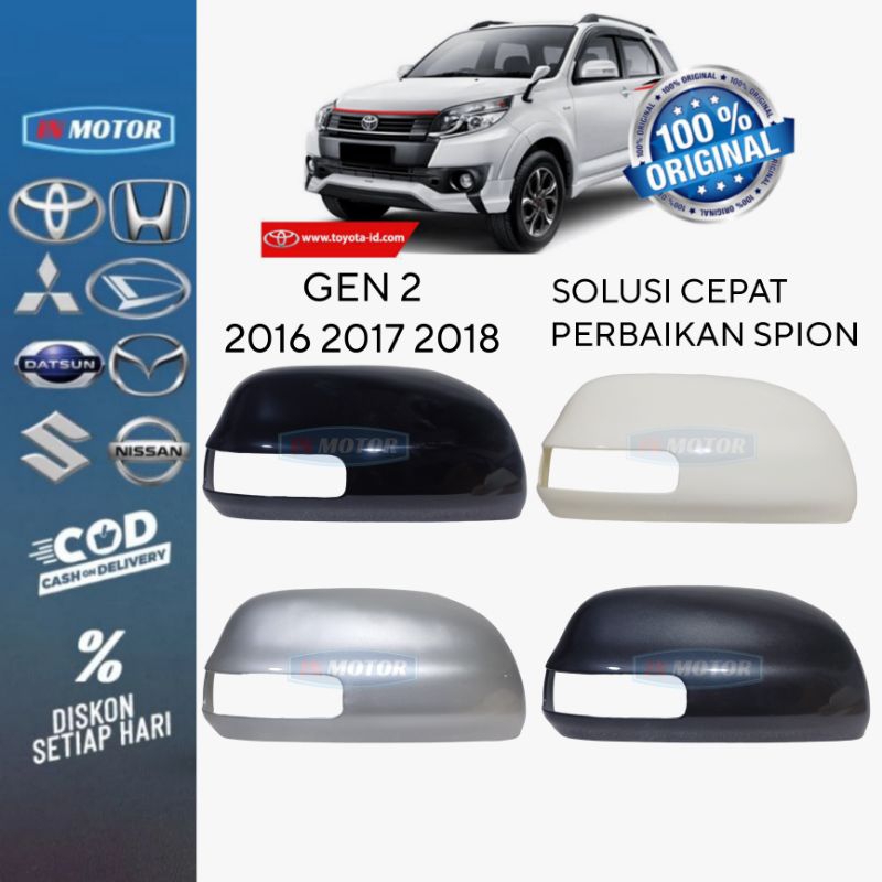 Cover spion Rush TRD Sportivo Ultimo / New Terios 2015 2016 2017 original cover spion terios 2015 20