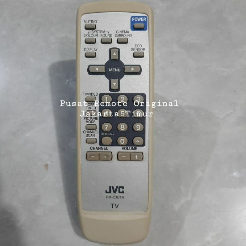 REMOTE REMOT TV TABUNG JVC RM-C1014 ORIGINAL