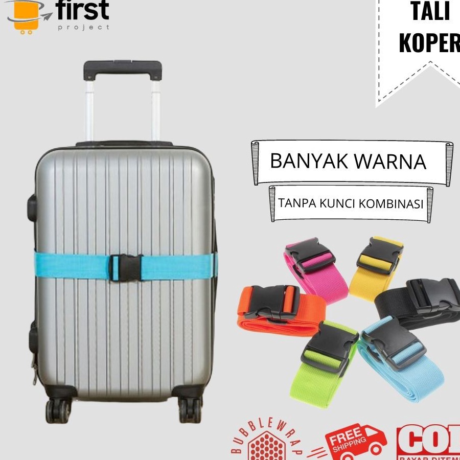 Beli Sekarang Hemat Besar Nanti FIRST PROJECT  Tali Koper Sabuk Pengikat Pengaman Tebal Travel Lugga