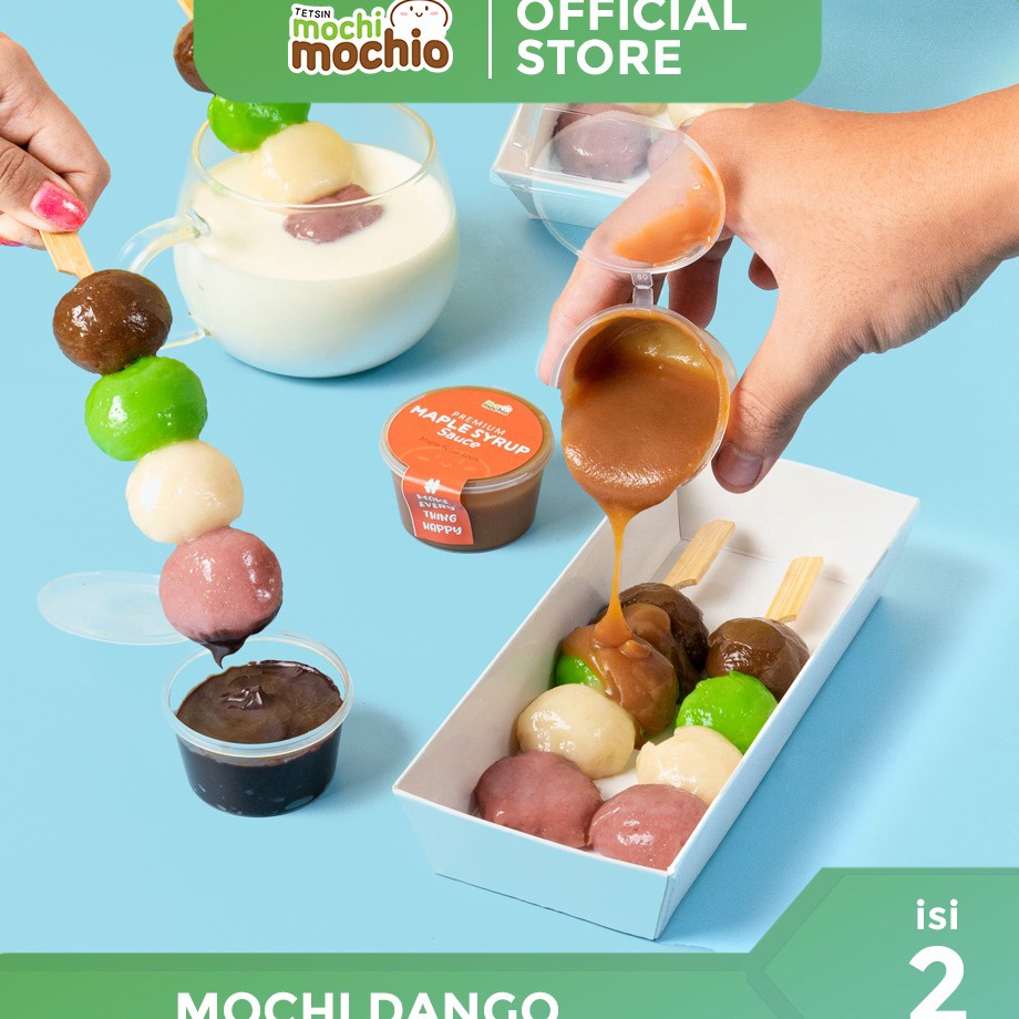 Tetsin Mochi Mochio  Mochi Satay 2 Pcs Terkini