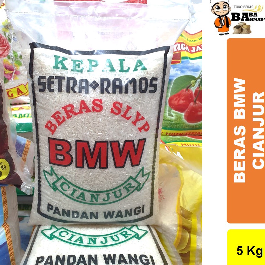 

DISKON BERAS CIANJUR CAP BMW 5KG1KG15KG2KG25KG